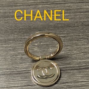 Chanel Gold CC Logo Phone Ring Holder Pop Socket New In Box